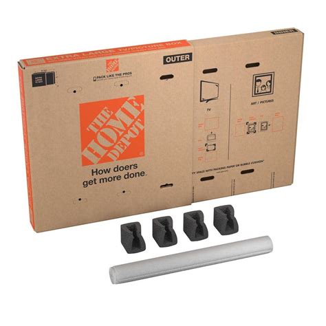 home depot tv box|mirror packing boxes home depot.